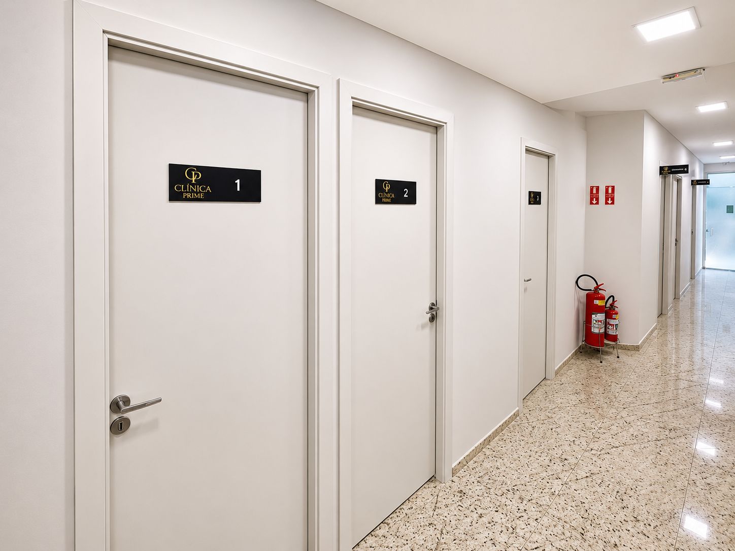 Ambiente interno da Clínica Prime Man